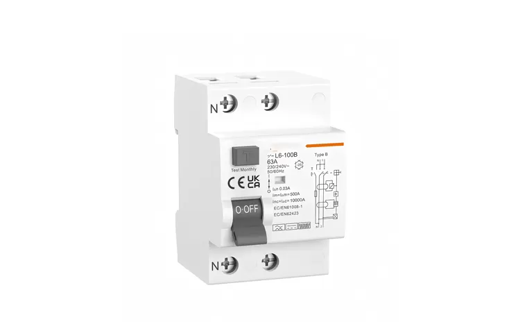 APL6-100B Type B Jordfeilbryter (RCCB)