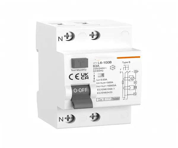 APL6-100B Type B Jordfeilbryter (RCCB)
